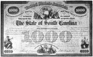 This is what a (state issued) bond looks like