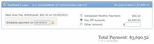 Student Loan Payoff