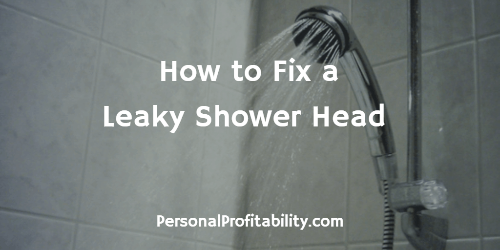 How to Fix a Leaky Shower Head Personal Profitability