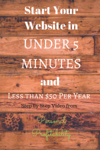 Start Your Website in Under 5 Minutes!