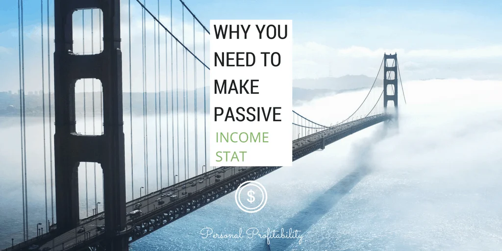 Passive income is an important aspect of our money. In addition to your day job, it is important to build diverse, passive income streams. Learn how and why today!