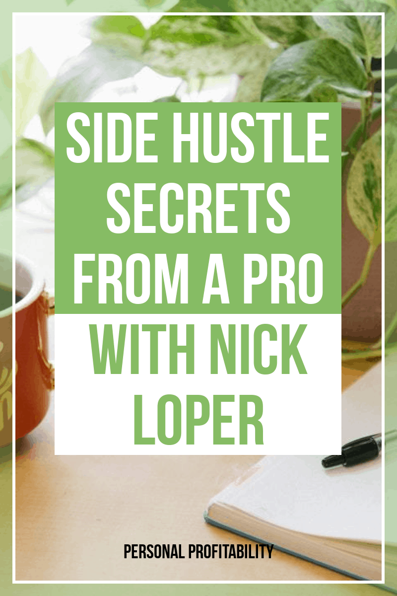 PPP072: Start Your Side Hustle with Nick Loper