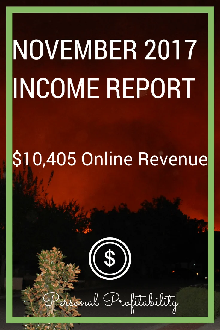 November 2017 Income Report