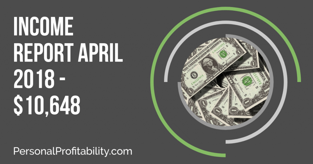 It's time for the April 2018 Personal Profitability income report and side hustle update. I have good news on the freelancing side of the business and expect good things soon in three app projects I'm working on. See the gritty details in the April 2018 income report.