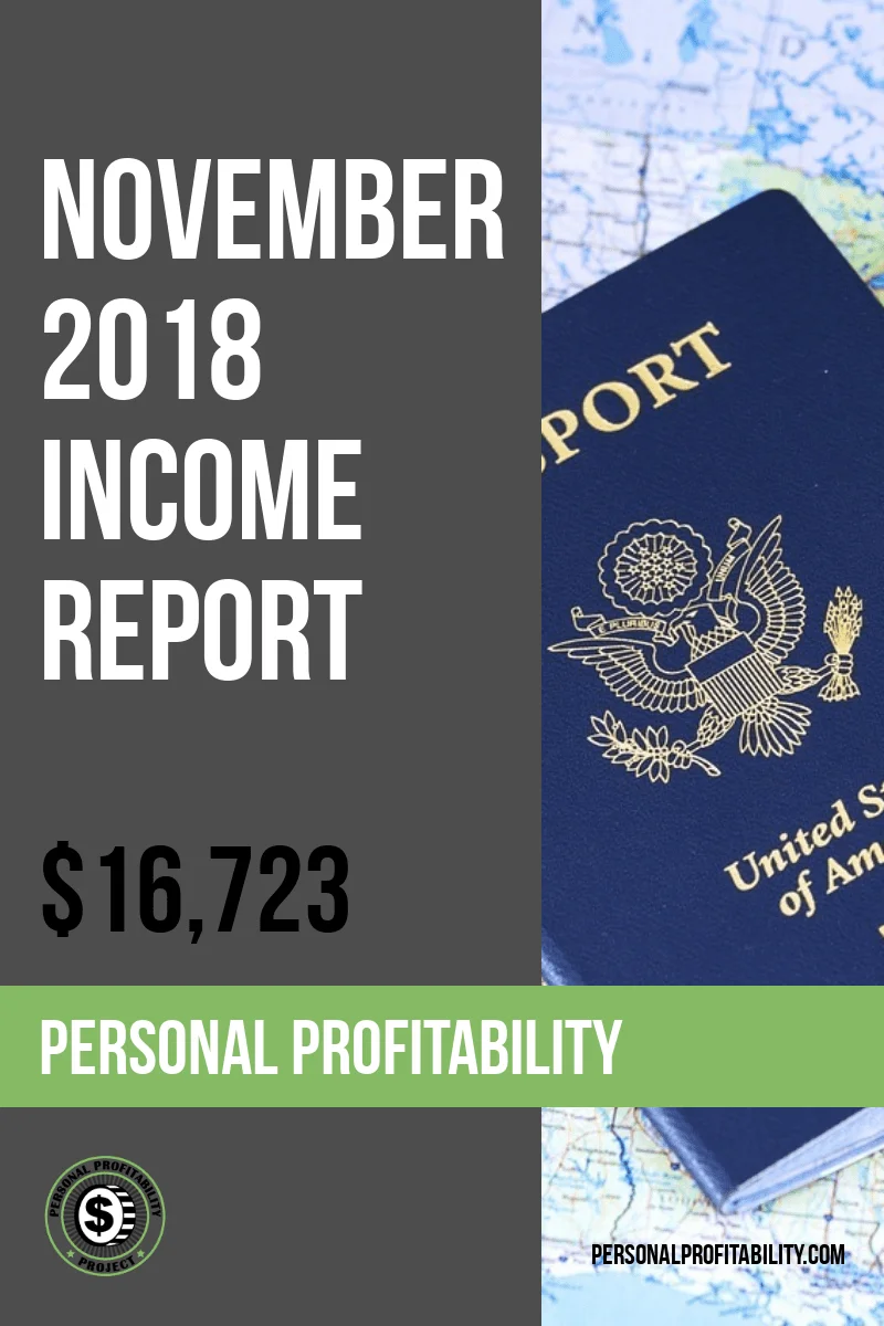 November 2018 Online and Side Hustle Income Report