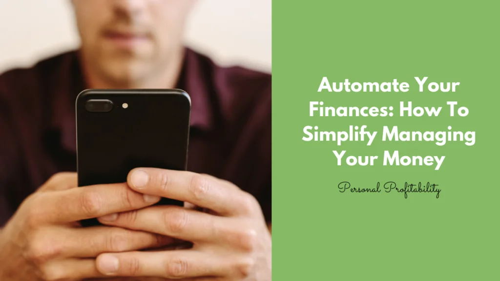 automate your finances
