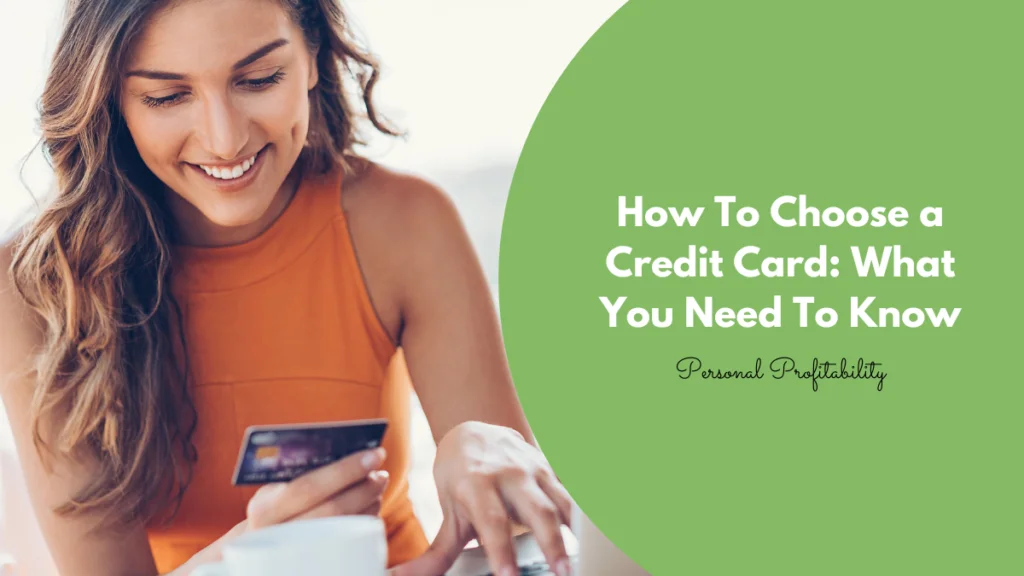 how to choose a credit card