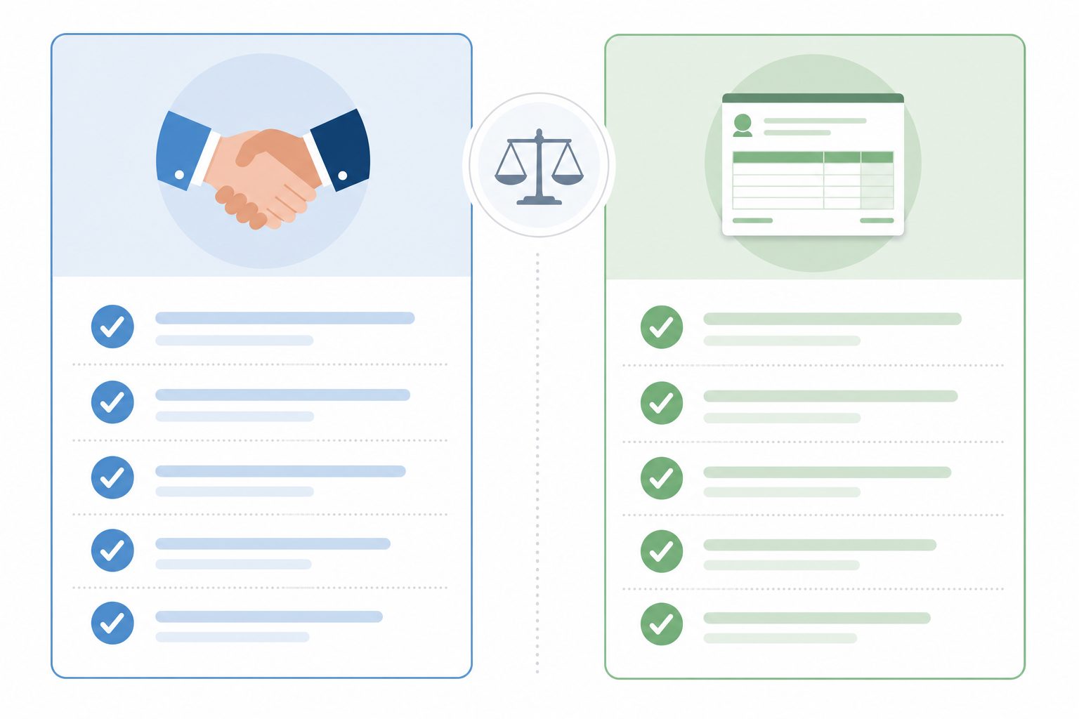 1099 vs w2 checklist comparing contractor deductions to employee benefits